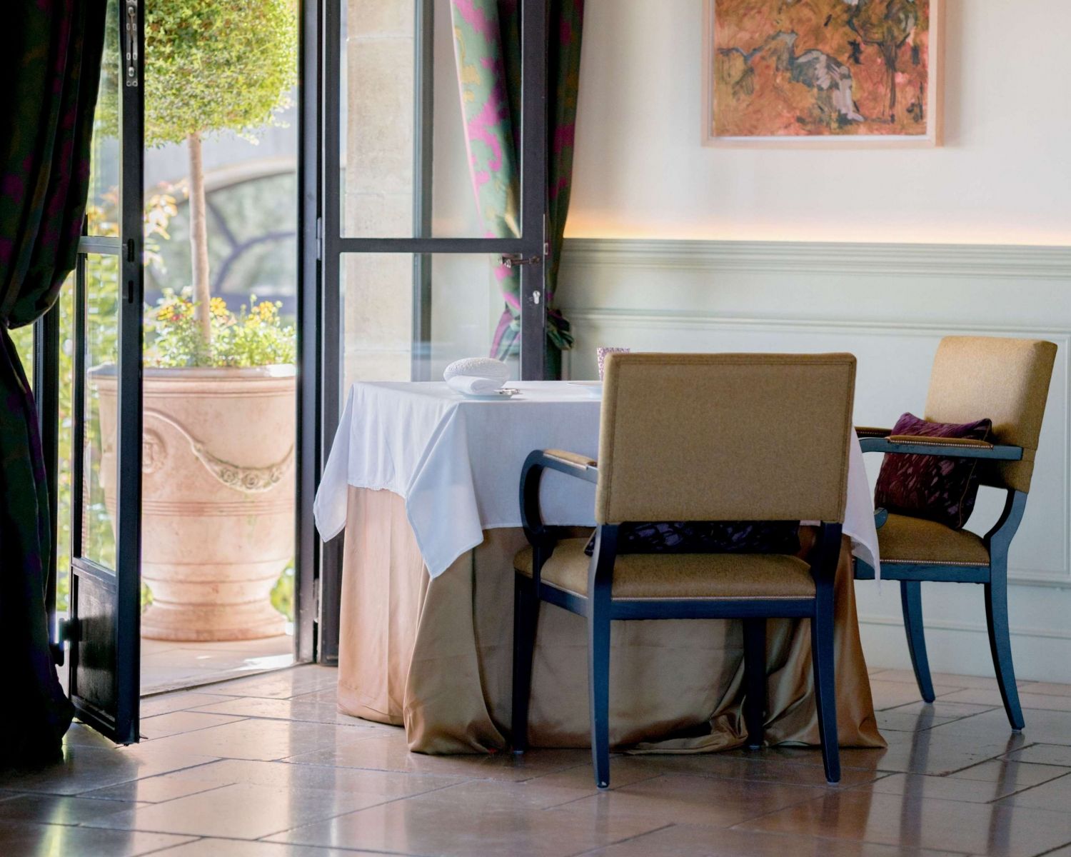 avelan gourmet restaurant, Coquillade Provence 5-Sterne-Hotel im Luberon, Gargas